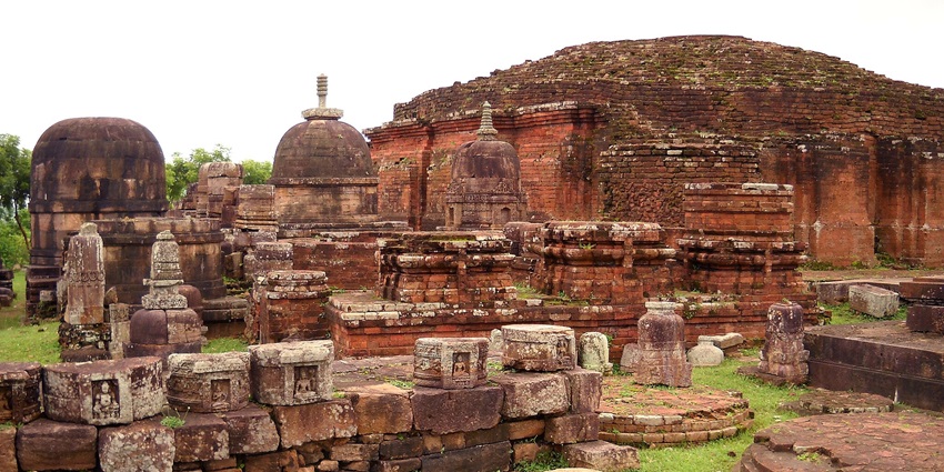 A glimpse of the iconic Ratnagiri Monastery, one of the best monasteries in Odisha.