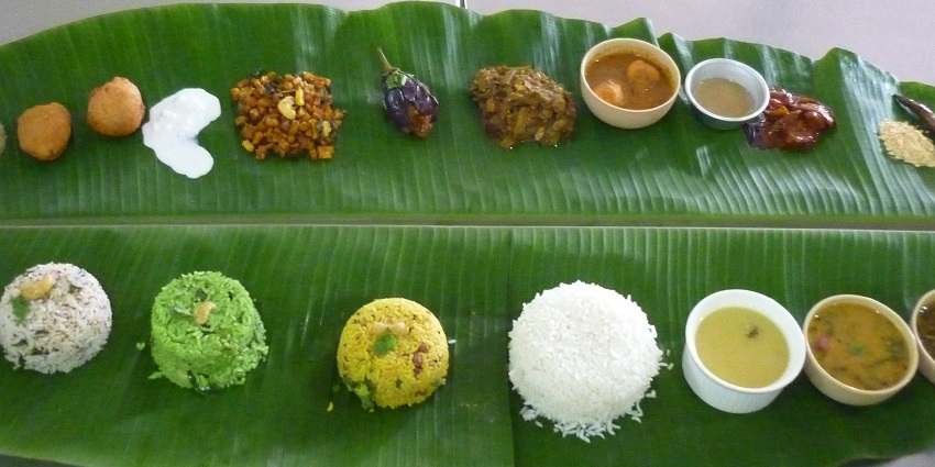 A picture of a traditionally prepared Andhra delicacy on the Rayalaseema Food and Dance Festival