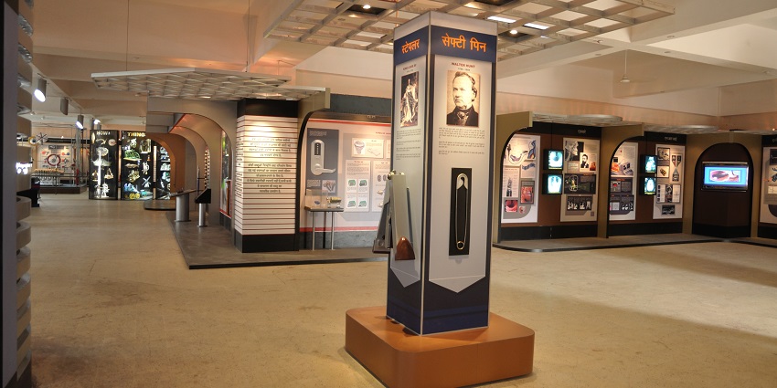 A corridor inside the Regional Science Centre, one of the museums in Ranchi.