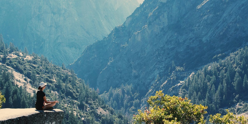 Relaxing and meditating is one of the best things to do around doodh waterfalls.