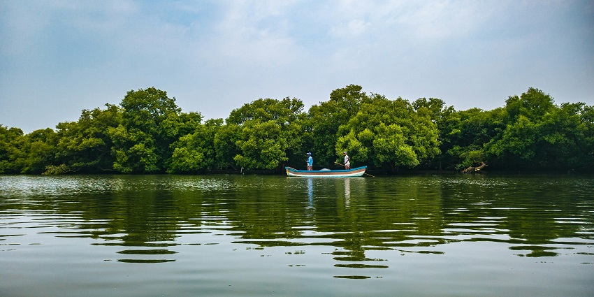 Revdanda Beach is one of the places to visit in Alibaug offering golden sands and fort.