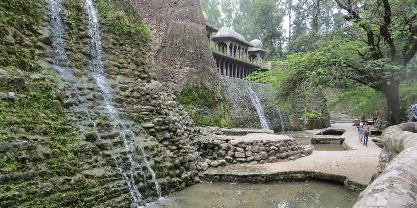 The Rock Garden of Chandigarh, showcasing unique sculptures and artistic structures -Places To Visit Near Panchkula