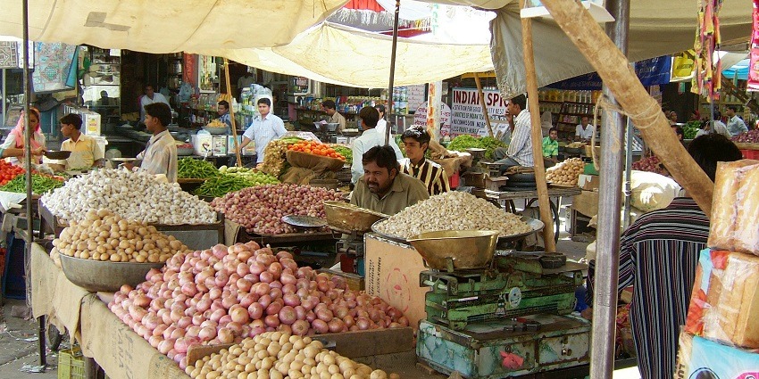 Sadar Bazaar is a lively market with vegetables, traditional items, textiles, and crafts.