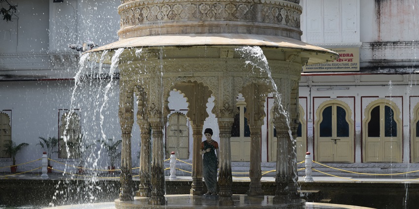 Saheliyon ki Bari Fountain, a serene famous place near Jagdish Temple in Udaipur.