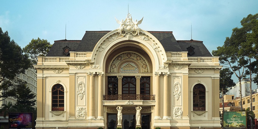 A stunning French colonial architecture gem, the Opera House is one of the top tourist spots in Ho Chi Minh City.