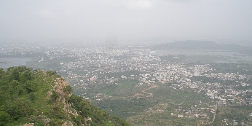 Image of Sajjangarh Trek is a challenging route with wildlife and Udaipur views