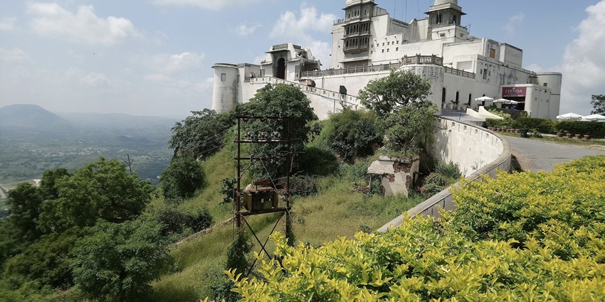 Image of Sajjangarh Palace alsi know as Monsoon Palace - places to visit near Nathdwara