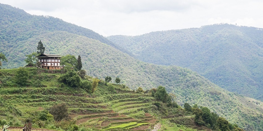 The diverse Bhutanese landscape is from one of the best places near Sakteng Wildlife Sanctuary.