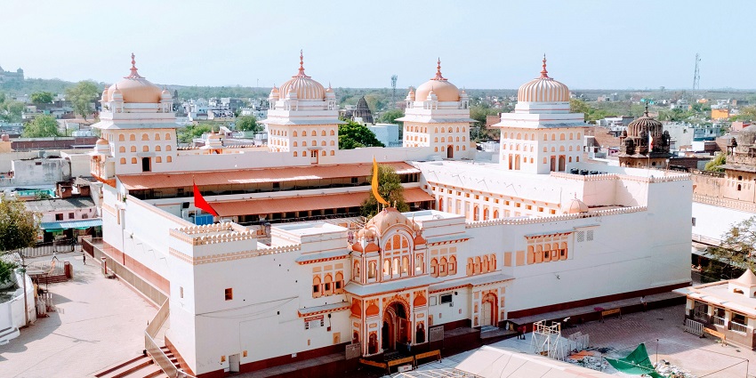 Salasar Balaji Temple in Rajasthan attracts devotees seeking blessings and peace.