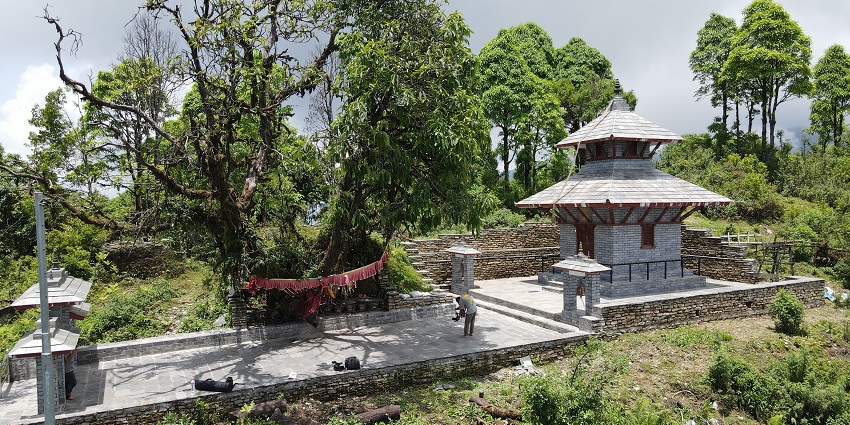 Hilltop temple similar to Samai mata mandir, one of the best places to visit in Banswara
