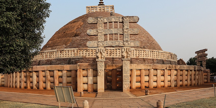 The town’s Great Stupa, a UNESCO World Heritage Site, is a must-visit attraction.