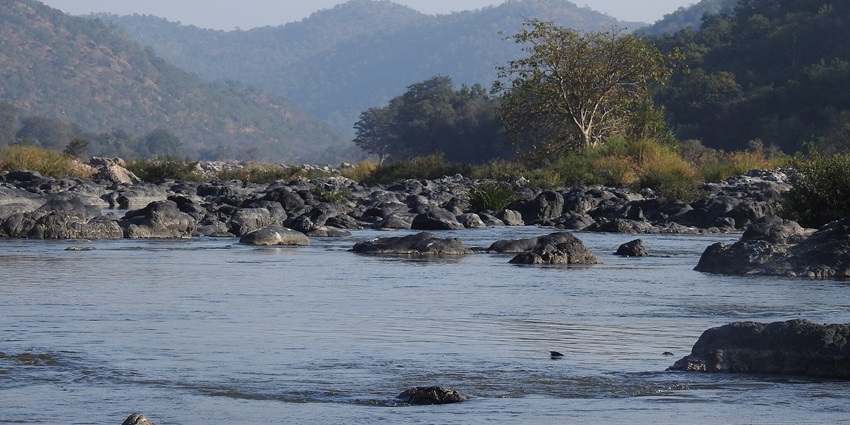 Sangam is a renowned pilgrimage site where the confluence of two rivers occur.