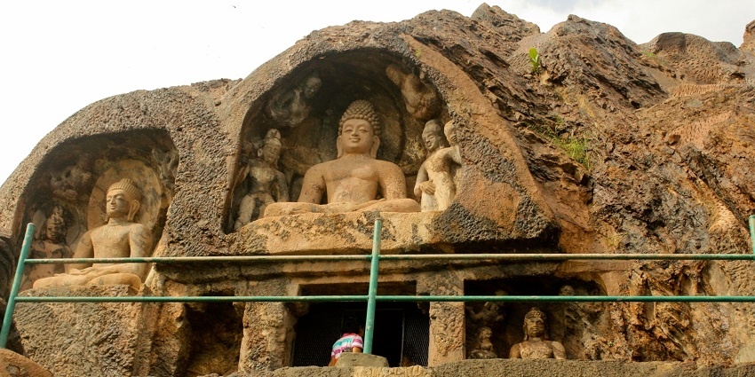 One of the best places to visit near Vizag having ancient sculptures and carvings on walls