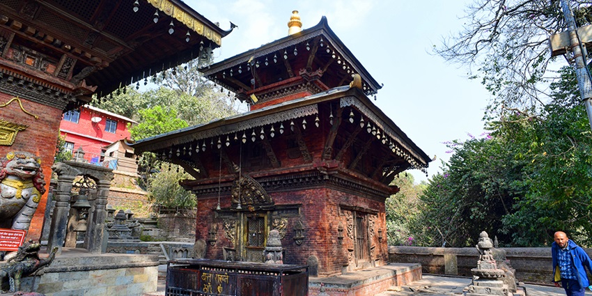 Bajrayogini Temple in Sankhu is one of the most holy temples in Kathmandu, Nepal.