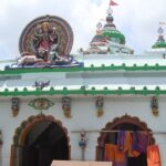 An exterior view of the temple dedicated to Goddess Sarala which is visited in large numbers.