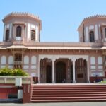 Front view of Sardar Vallabhbhai Patel Museum in Gujarat.