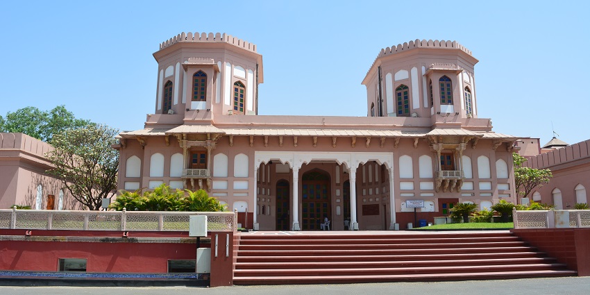 The gate of Sardar Vallabhbhai Patel National Memorial, one of the top attractions