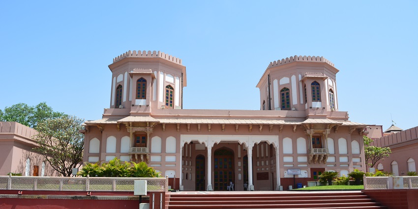The main entrance of Sardar Vallabhbhai Patel National Memorial, one of the museums in Ahmedabad