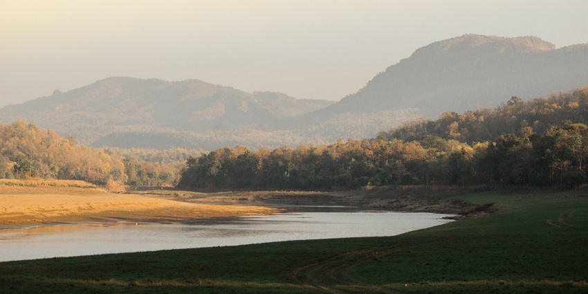 Stunning landscape of Satpura Tiger Reserve, the best place near Central Museum Indore.