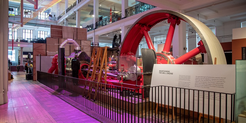 View inside the science center, one of the places offering an educational experience
