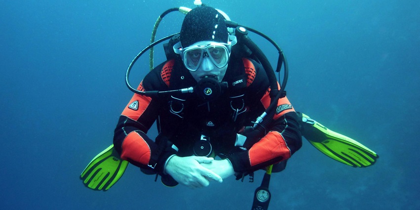 Scuba diving lets you explore the underwater world and discover vibrant marine life.