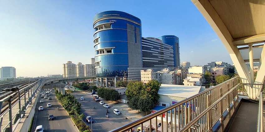 A glimpse of Sector 29 which is a famous spot among couples in Gurugram, Haryana.