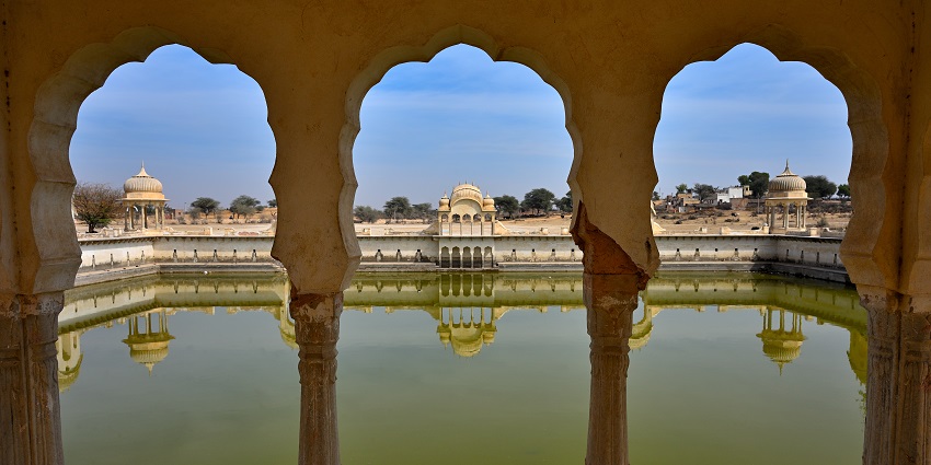 The spectacular view from the Sethani ka johara that exemplifies the Rajasthan conservation method