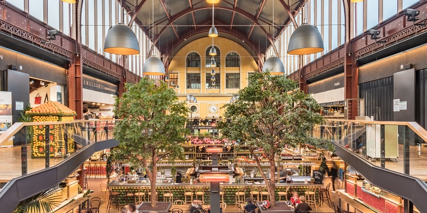 Seven Seas Mall-food court facility, a famous shopping mall.