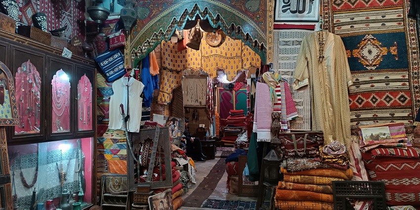 A glimpse of wedding necessities and clothing from the famous Shapur Jat, Delhi.