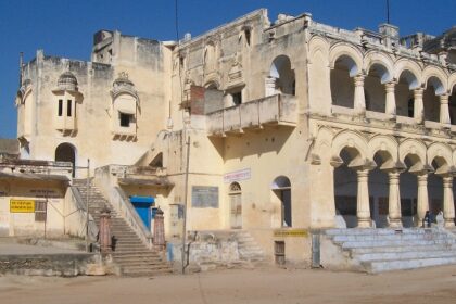 The ruins of the palace at Shahpura Fort, located in the heart of the state of Rajasthan.