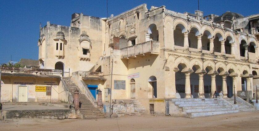 The ruins of the palace at Shahpura Fort, located in the heart of the state of Rajasthan.