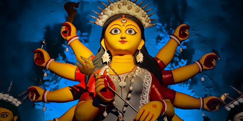Offer prayers to Shanta Durga Temple as one of the things to do in Candolim, Goa.