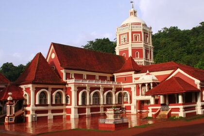 Panoramic view of the historic Shanta Durga Temple a must to visit place near Goa