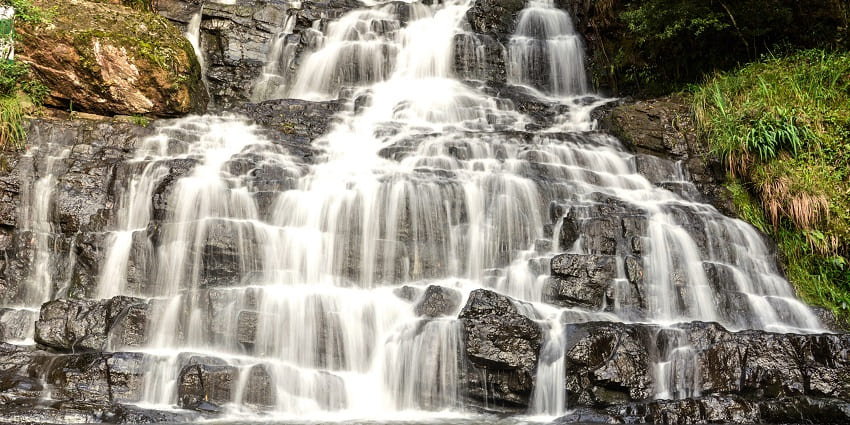 Witness the majestic waterfalls of Shillong - one of the hill stations near Bihar, India.