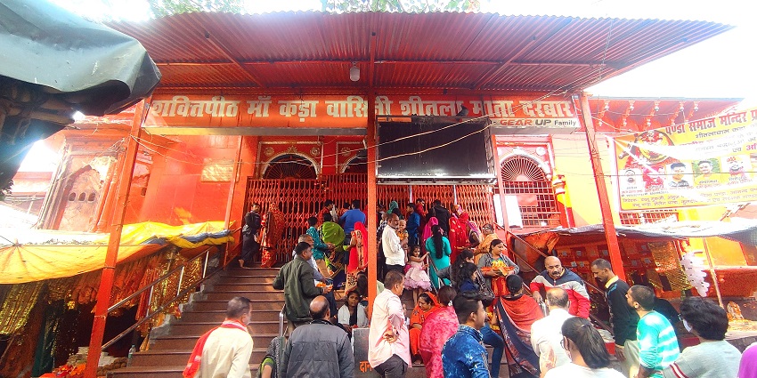 Pay your respects at the Shitala Mata Mandir in Gurgaon that is one of the top places to visit