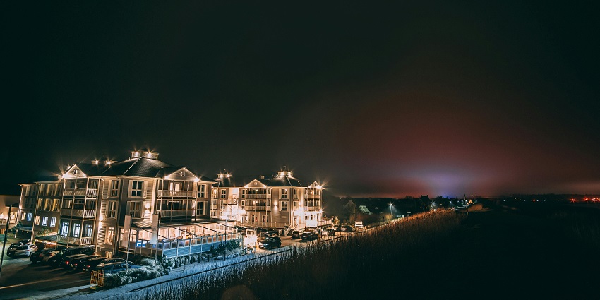A night view of the Shiva Valley, one of the top places for nightlife in Goa for singles.