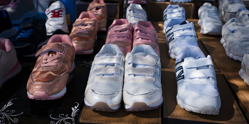 Explore the footwear while shopping in Hanoi offering a wide range of styles and prices.