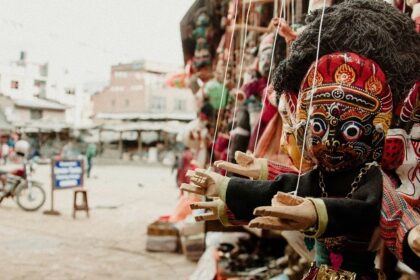 A vibrant market in Nepal’s capital city decked with places offering amazing souvenirs.