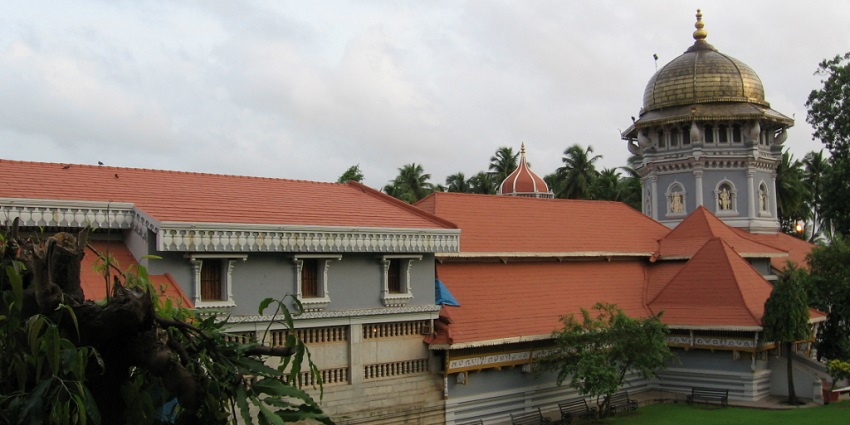 View of the Mahala Sate Temple, showcasing its intricate architecture and tranquil surroundings