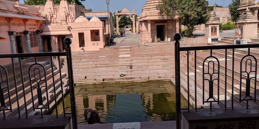Bindu Sarovar, a holy Hindu lake, in Siddhpur, Gujarat.