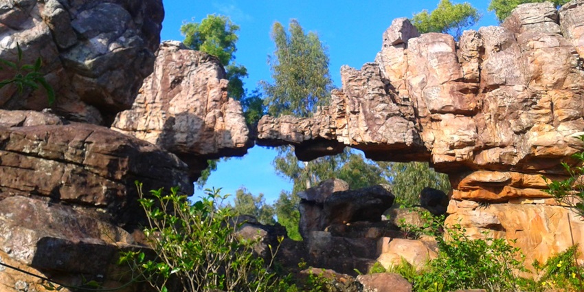 An astonishing view of Silathoranam, one of the popular places to visit in Tirupati.