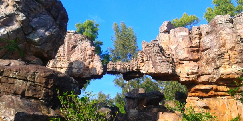Silathoranam, a natural rock formation, is among the best places to visit in Tirumala.
