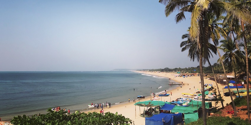 Sinquerim Beach is a picturesque beach near Aguada Fort offering a relaxing experience.