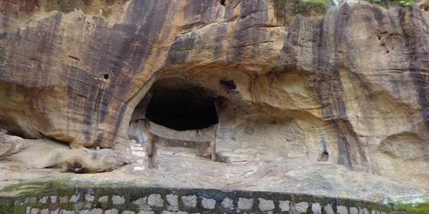 Sita Bengra Caves is located near Jogimara Caves on Ramgarh Hills, Chhattisgarh