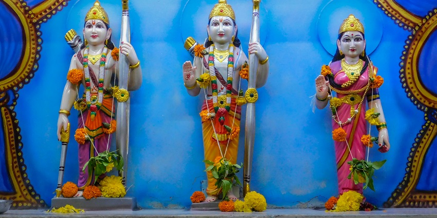 Lord Ram in Sitakund, one of the spiritual abodes to visit near Similipal National Park.