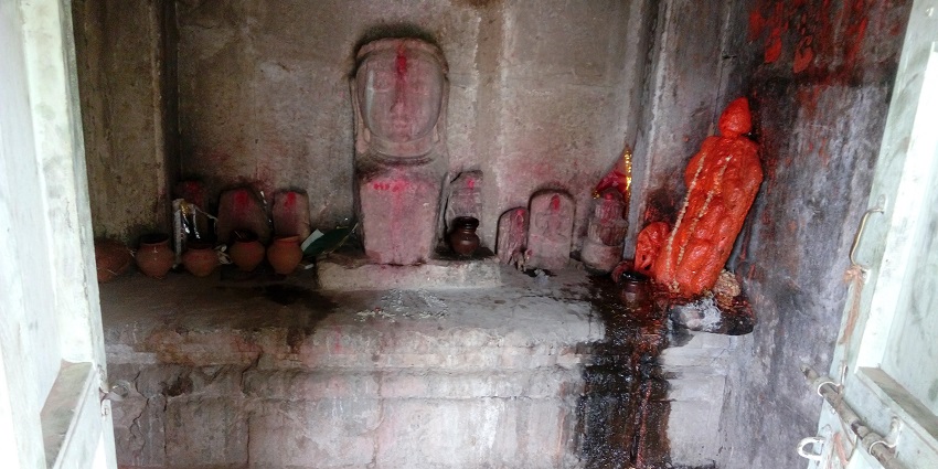 An image of Sitala Mata Temple.