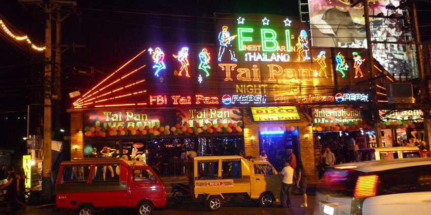 Soi Bangla Road is one of the popular regions for nightclubs with street performances also