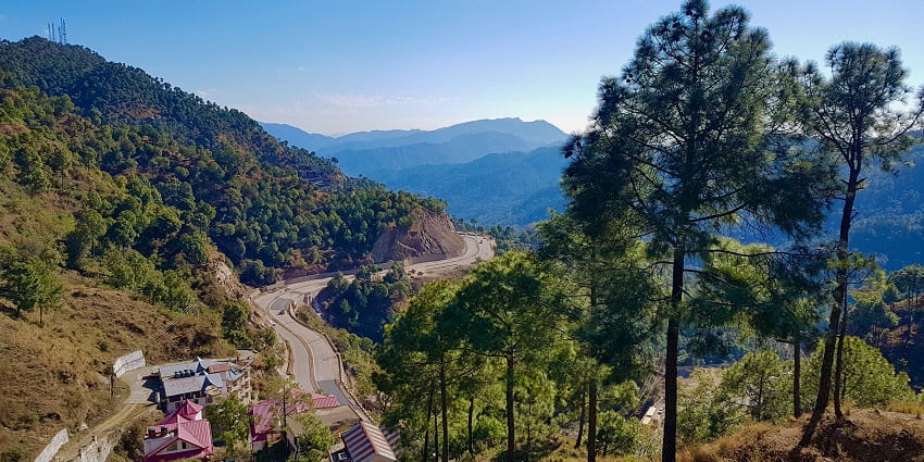 Picturesque view of Valleys and roads of Himachal Pradesh - One of the best hill stations near Mohali