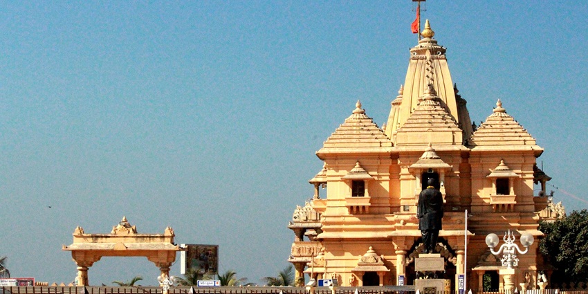 Somnath Mahadev Temple in Chotila: serene shrine with beautiful architecture.