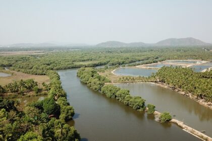 Panoramic landscapes south goa and its beautiful hills and lush green valley